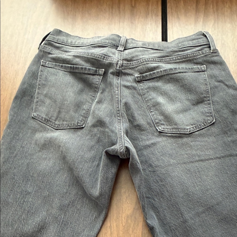 Old Navy Gray Boyfriend Jeans - Picture 5 of 6